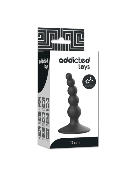 ADDICTED TOYS - ANAL SEXUAL PLUG 10 CM NEGRO