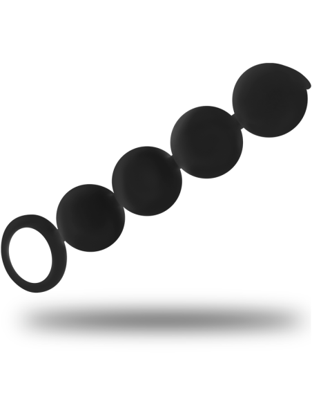 BLACKandSILVER - LENNON ROSARIO ANAL 4 ESFERAS SILICONA 15 CM