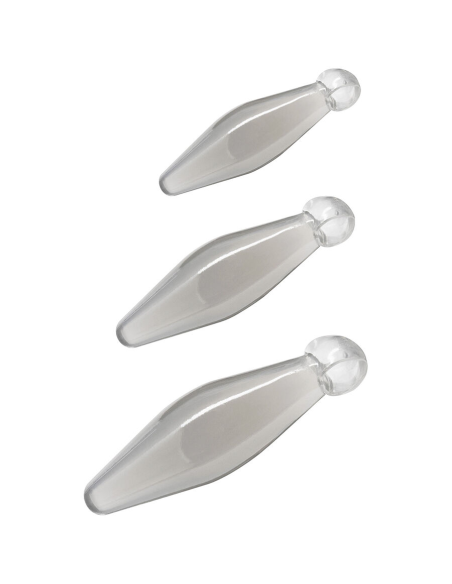 TOYJOY - ANAL PLAY RIMMER DE DEDO 3 PIEZAS TRANSPARENTE