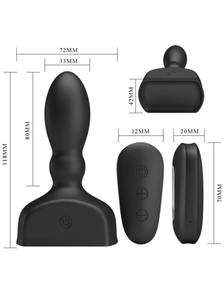 PRETTY LOVE - MARRIEL PROSTÁTICO VIBRADOR E INFLABLE