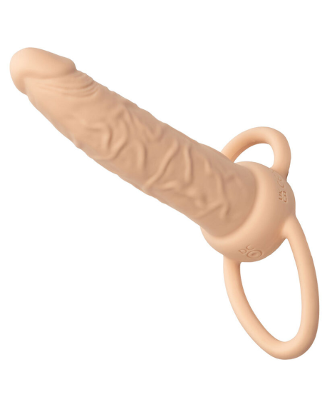 CALEXOTICS - PERFORMANCE MAXX DOBLE PENETRADOR RECARGABLE PIEL CLARO