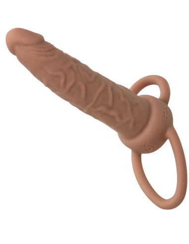 CALEXOTICS - PERFORMANCE MAXX DOBLE PENETRADOR RECARGABLE PIEL MORENO