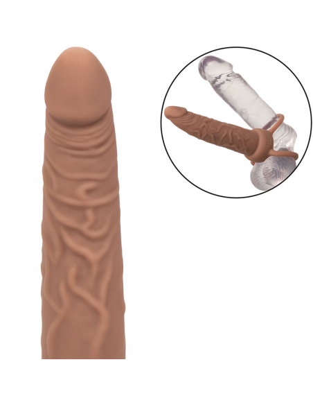 CALEXOTICS - PERFORMANCE MAXX DOBLE PENETRADOR RECARGABLE PIEL MORENO