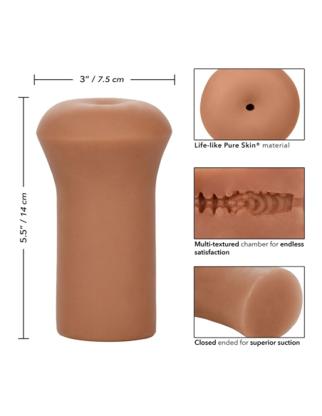 CALEXOTICS - MASTURBADOR BOUNDLESS STROKER COLOR CARAMELO