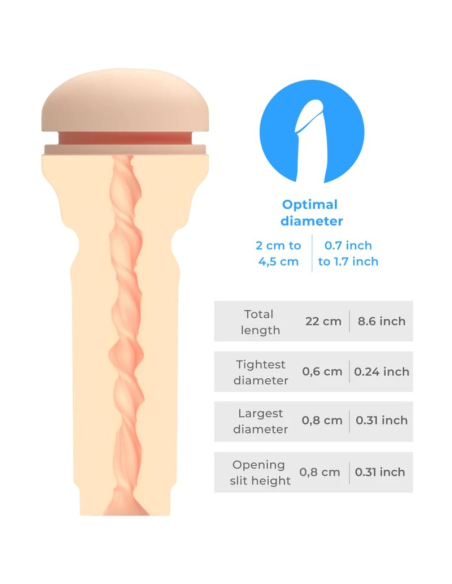 KIIROO - FEEL STROKER MASTURBADOR TRASERO EXTRA APRETADO NATURAL