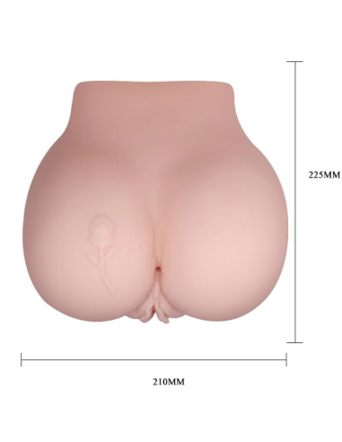 CRAZY BULL - VAGINA Y ANO CON TATUAJE REALÍSTICOS CON VIBRACIÓN