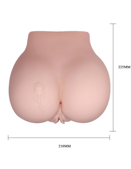 CRAZY BULL - VAGINA Y ANO CON TATUAJE REALÍSTICOS CON VIBRACIÓN