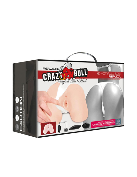 CRAZY BULL - VAGINA Y ANO REALÍSTICOS CON VIBRACIÓN POSICIÓN 5