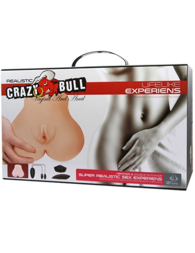 CRAZY BULL - VAGINA Y ANO REALÍSTICOS CON VIBRACIÓN POSICIÓN 7
