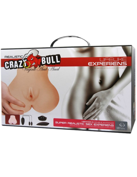 CRAZY BULL - VAGINA Y ANO REALÍSTICOS CON VIBRACIÓN POSICIÓN 7
