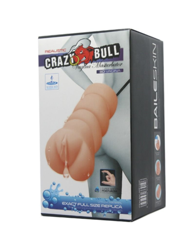 CRAZY BULL - MASTURBADOR WATER SKIN MODELO VAGINA 3