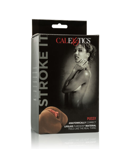 CALEXOTICS - STROKE IT MASTURBADOR VAGINA MARRÓN