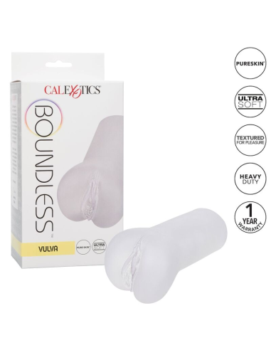 CALEXOTICS - BOUNDLESS VULVA MASTURBADOR TRANSPARENTE