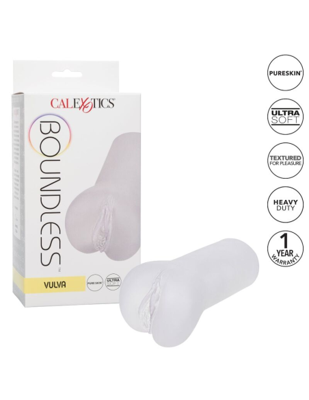 CALEXOTICS - BOUNDLESS VULVA MASTURBADOR TRANSPARENTE
