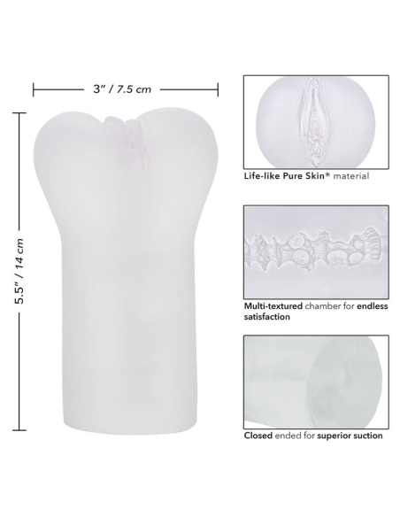 CALEXOTICS - BOUNDLESS VULVA MASTURBADOR TRANSPARENTE