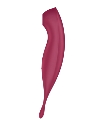 SATISFYER - TWIRLING PRO ESTIMULADOR Y VIBRADOR APP ROJO