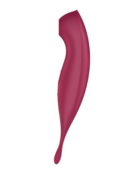 SATISFYER - TWIRLING PRO ESTIMULADOR Y VIBRADOR APP ROJO