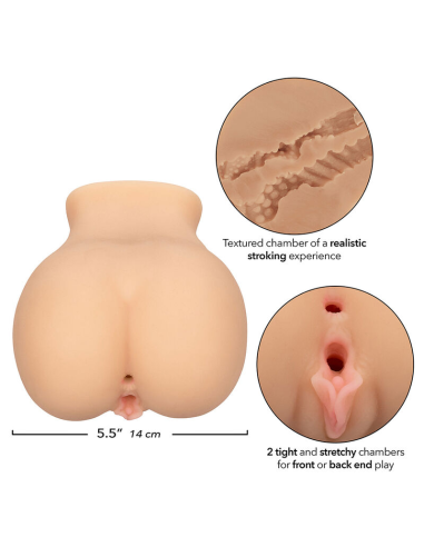 CALEXOTICS - THE FARMERS DAUGHTER DOBLE MASTURBADOR REALÍSTICO NATURAL