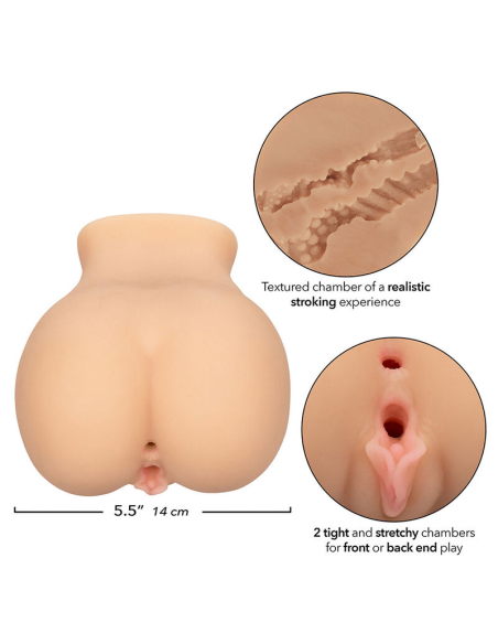 CALEXOTICS - THE FARMERS DAUGHTER DOBLE MASTURBADOR REALÍSTICO NATURAL