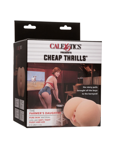 CALEXOTICS - THE FARMERS DAUGHTER DOBLE MASTURBADOR REALÍSTICO NATURAL