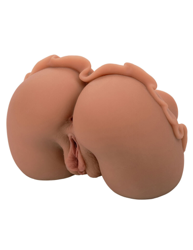 CALEXOTICS - THE HOMECOMING QUEEN DOBLE MASTURBADOR REALÍSTICO CARAMELO