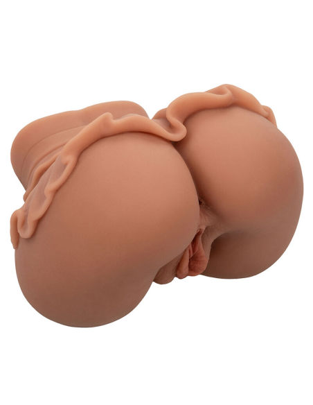 CALEXOTICS - THE HOMECOMING QUEEN DOBLE MASTURBADOR REALÍSTICO CARAMELO