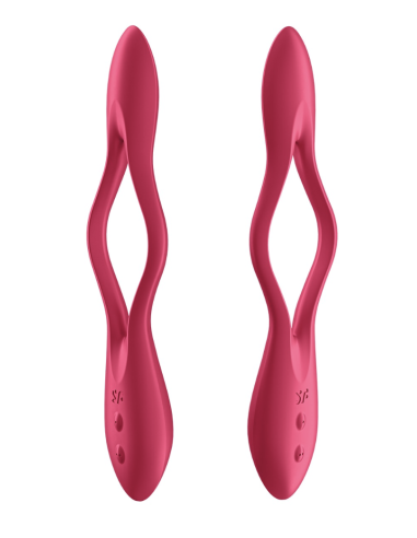 SATISFYER ELASTIC JOY - Vibrador Doble Flexible Ideal para Parejas