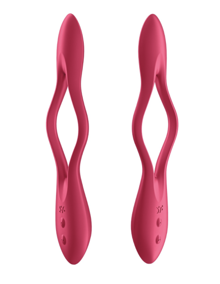 SATISFYER ELASTIC JOY - Vibrador Doble Flexible Ideal para Parejas