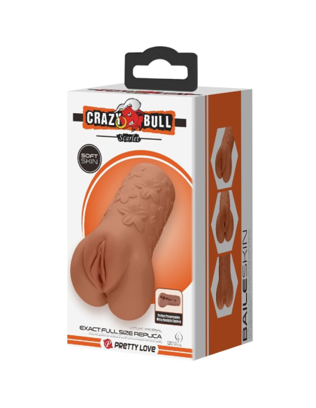 CRAZY BULL - SCARLET VAGINA Y ANO DISEÑO CON FLORES NATURAL