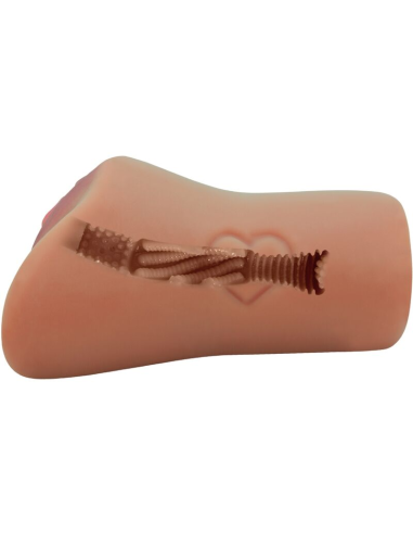 CRAZY BULL - SCARLET VAGINA Y ANO DISEÑO CON UN CORAZÓN NATURAL