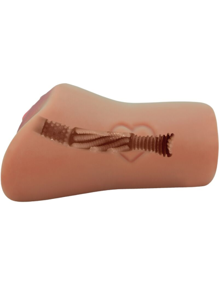 CRAZY BULL - SCARLET VAGINA Y ANO DISEÑO CON UN CORAZÓN NATURAL