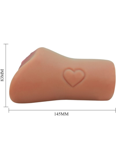 CRAZY BULL - SCARLET VAGINA Y ANO DISEÑO CON UN CORAZÓN NATURAL