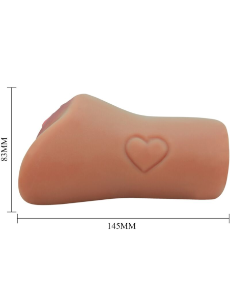 CRAZY BULL - SCARLET VAGINA Y ANO DISEÑO CON UN CORAZÓN NATURAL