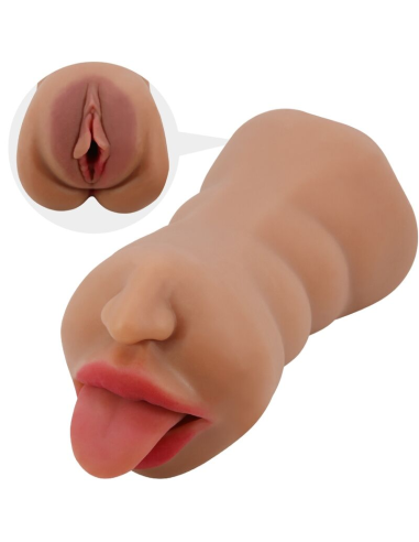 CRAZY BULL - SARAH MASTURBADOR DOBLE BOCA and VAGINA NATURAL