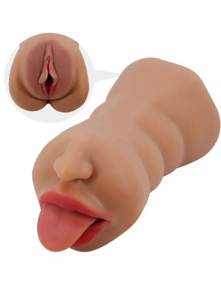 CRAZY BULL - SARAH MASTURBADOR DOBLE BOCA and VAGINA NATURAL