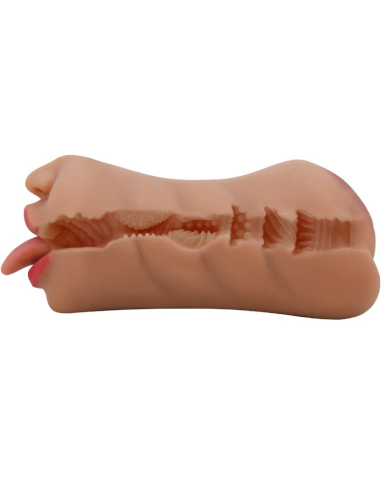 CRAZY BULL - SARAH MASTURBADOR DOBLE BOCA and VAGINA NATURAL