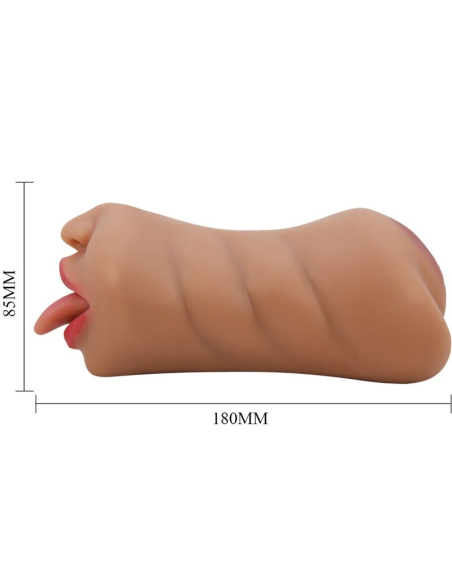 CRAZY BULL - SARAH MASTURBADOR DOBLE BOCA and VAGINA NATURAL