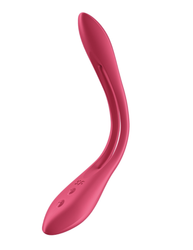 SATISFYER ELASTIC JOY - Vibrador Doble Flexible Ideal para Parejas