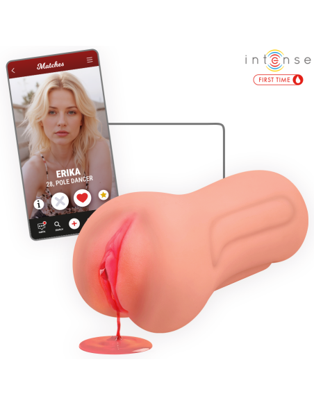 INTENSE FIRST TIME - ERIKA VAGINA VIRGEN CON HIMEN Y SANGRADO