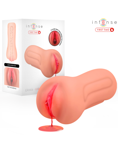 INTENSE FIRST TIME - ERIKA VAGINA VIRGEN CON HIMEN Y SANGRADO