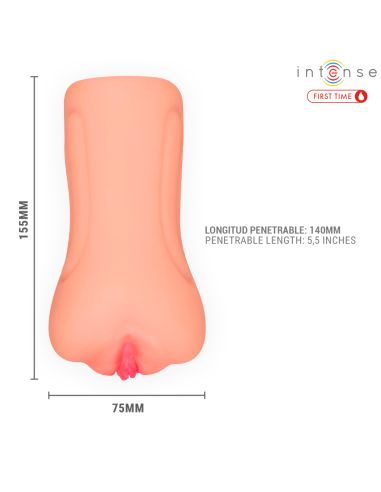 INTENSE FIRST TIME - ERIKA VAGINA VIRGEN CON HIMEN Y SANGRADO