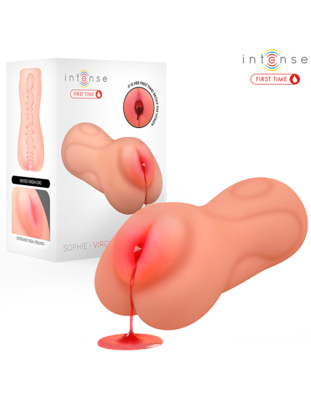 INTENSE FIRST TIME - SOPHIE VAGINA VIRGEN CON HIMEN Y SANGRADO