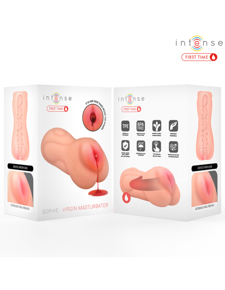 INTENSE FIRST TIME - SOPHIE VAGINA VIRGEN CON HIMEN Y SANGRADO