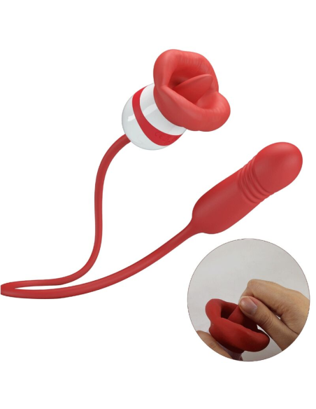 PRETTY LOVE - ASHLYNN MASTURBADOR BOCA ROJO