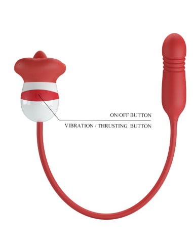 PRETTY LOVE - ASHLYNN MASTURBADOR BOCA ROJO