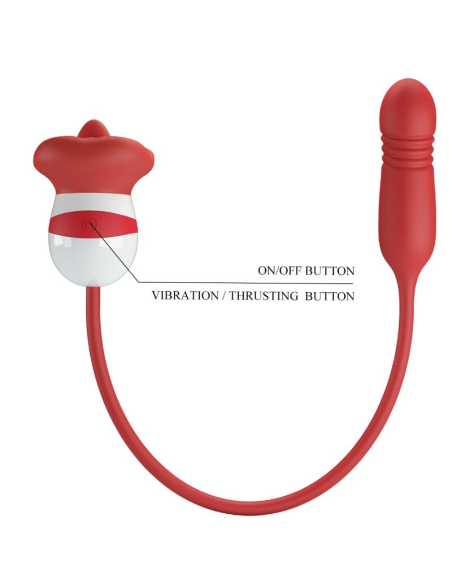 PRETTY LOVE - ASHLYNN MASTURBADOR BOCA ROJO