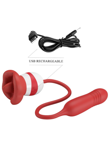 PRETTY LOVE - ASHLYNN MASTURBADOR BOCA ROJO