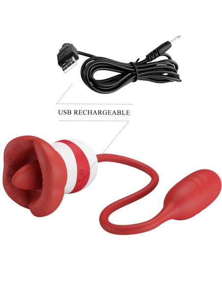 PRETTY LOVE - ALIYAH MASTURBADOR BOCA ROJO