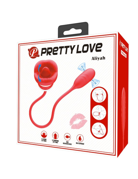PRETTY LOVE - ALIYAH MASTURBADOR BOCA ROJO