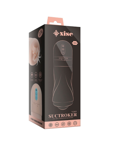 XISE - SUCTROKER V2.0 I MASTURBADOR BOCA CON VIBRACIÓN